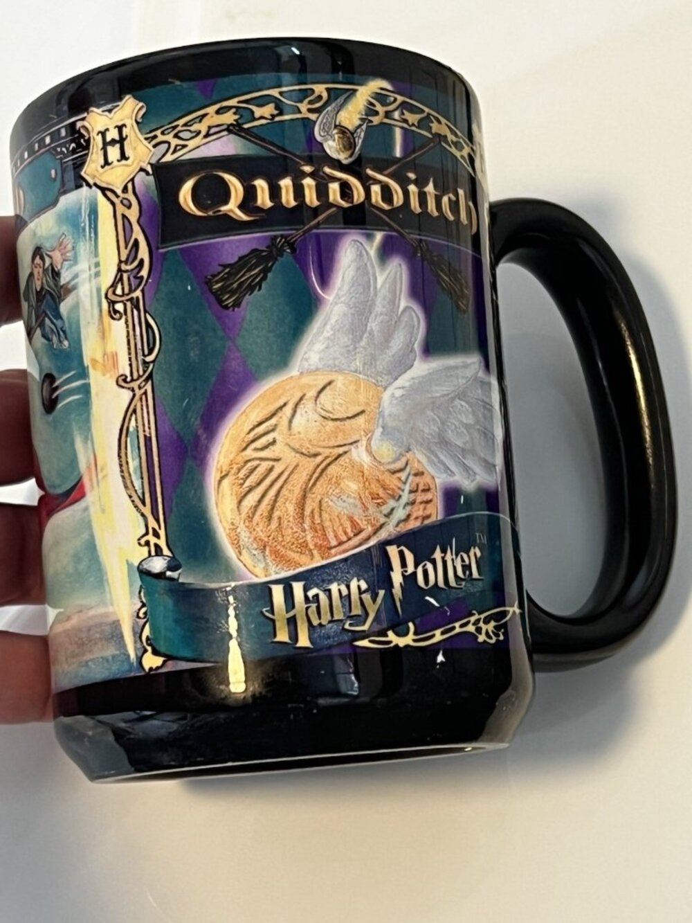 Y2K Vintage 2001 Harry Potter and the Sorcerer's Stone Quidditch Mug - Picture 4 of 13